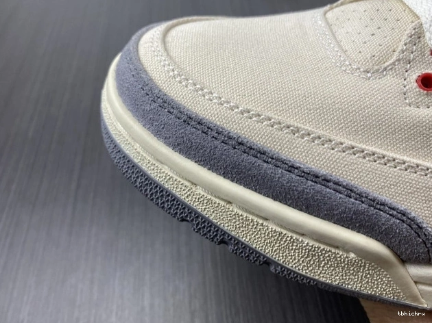 Reps TBkick 3 Jordan Retro Air DH7139-100 Muslin 0817